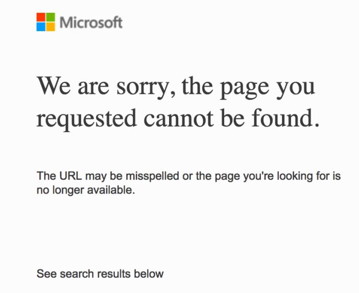 The Page You Requested Cannot Be Found
