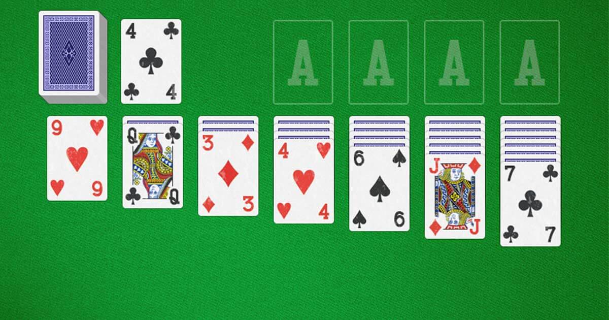 simple instructions on how to play solitaire with cards